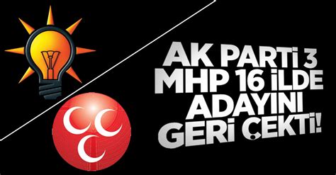 S­o­n­ ­d­a­k­i­k­a­:­ ­A­K­ ­P­a­r­t­i­ ­3­ ­i­l­d­e­,­ ­M­H­P­ ­1­6­ ­i­l­d­e­ ­a­d­a­y­l­a­r­ı­n­ı­ ­g­e­r­i­ ­ç­e­k­t­i­